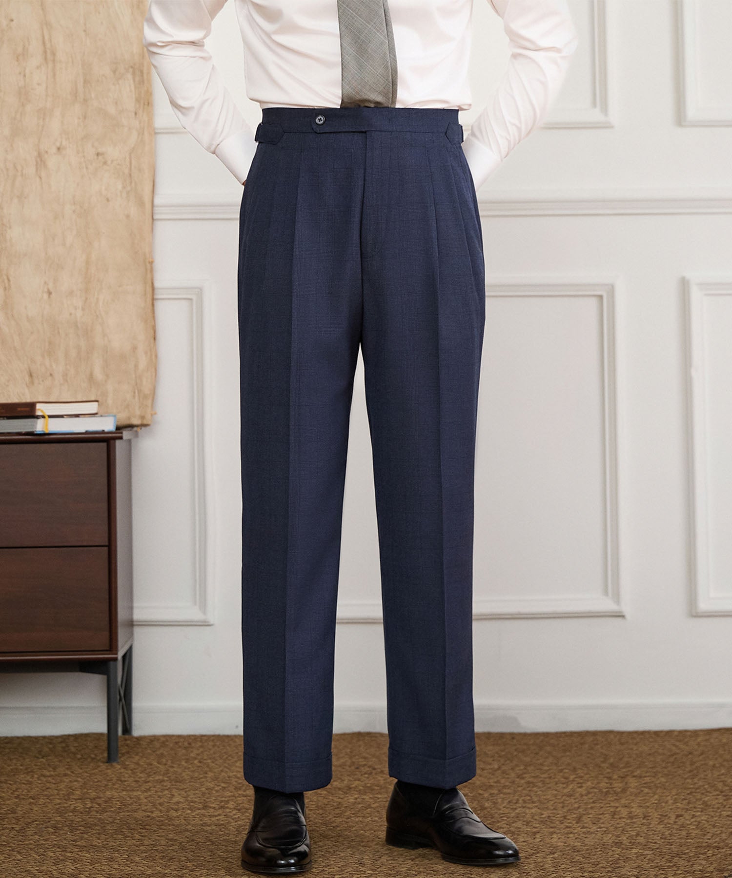 【NEW ITEM】スリムフィット ダブルブレスト 2つボタン ワイド ショールカラー 玉縁ポケット ミニマル クラシック スタンダード 機能性抜群 シワになりにくい エレガント セットアップ