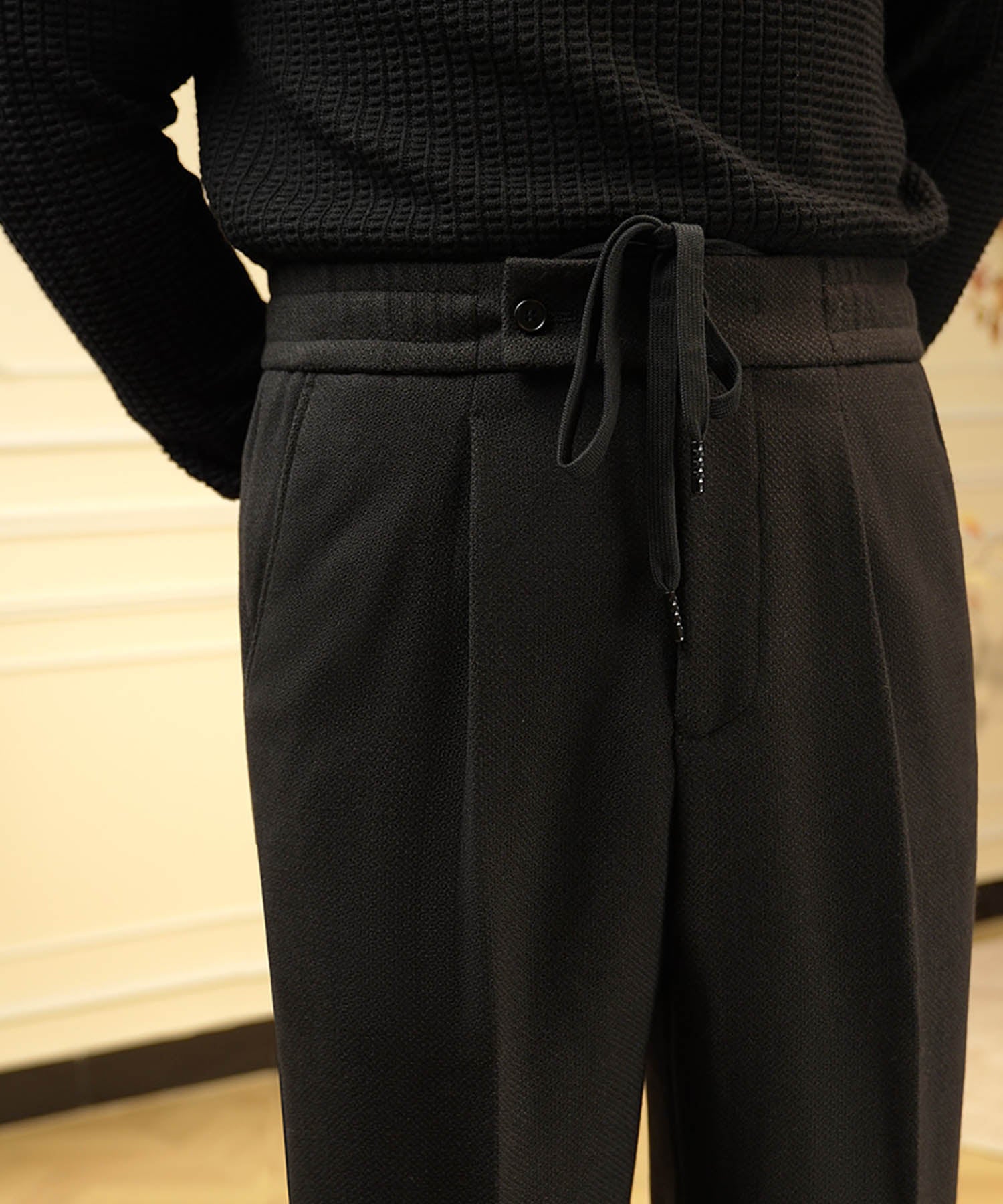 【NEW ITEM】スリムフィット シングルブレスト ノッチドラペル パッチポケット クラシック スタンダード 機能性抜群 シワになりにくい エレガント セットアップ