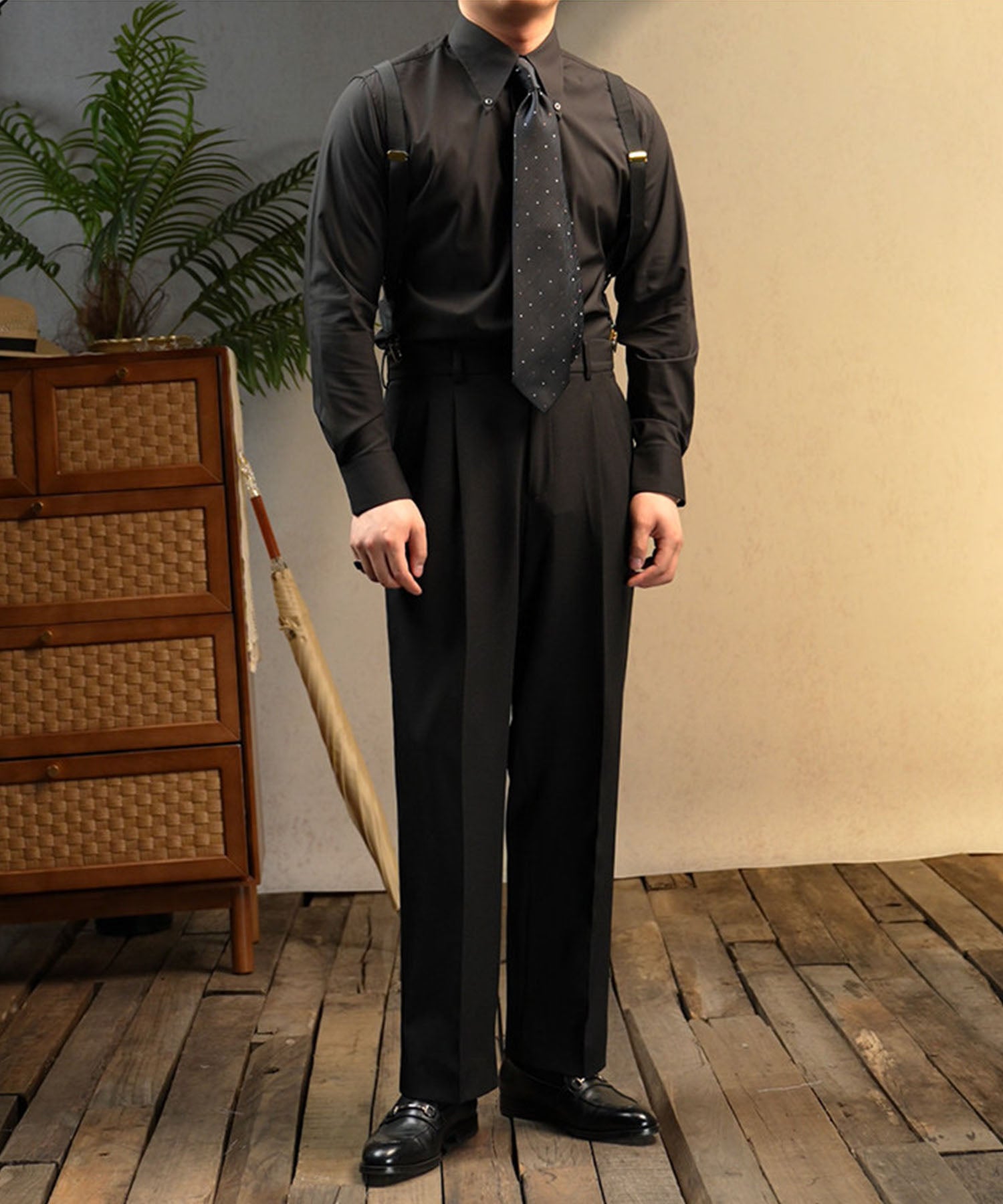 【NEW ITEM】スリムフィット ボタンダウン 無地 機能性抜群 シワになりにくい 清潔感 ロングスリーブ ミニマル エレガンス ベーシック シャツ