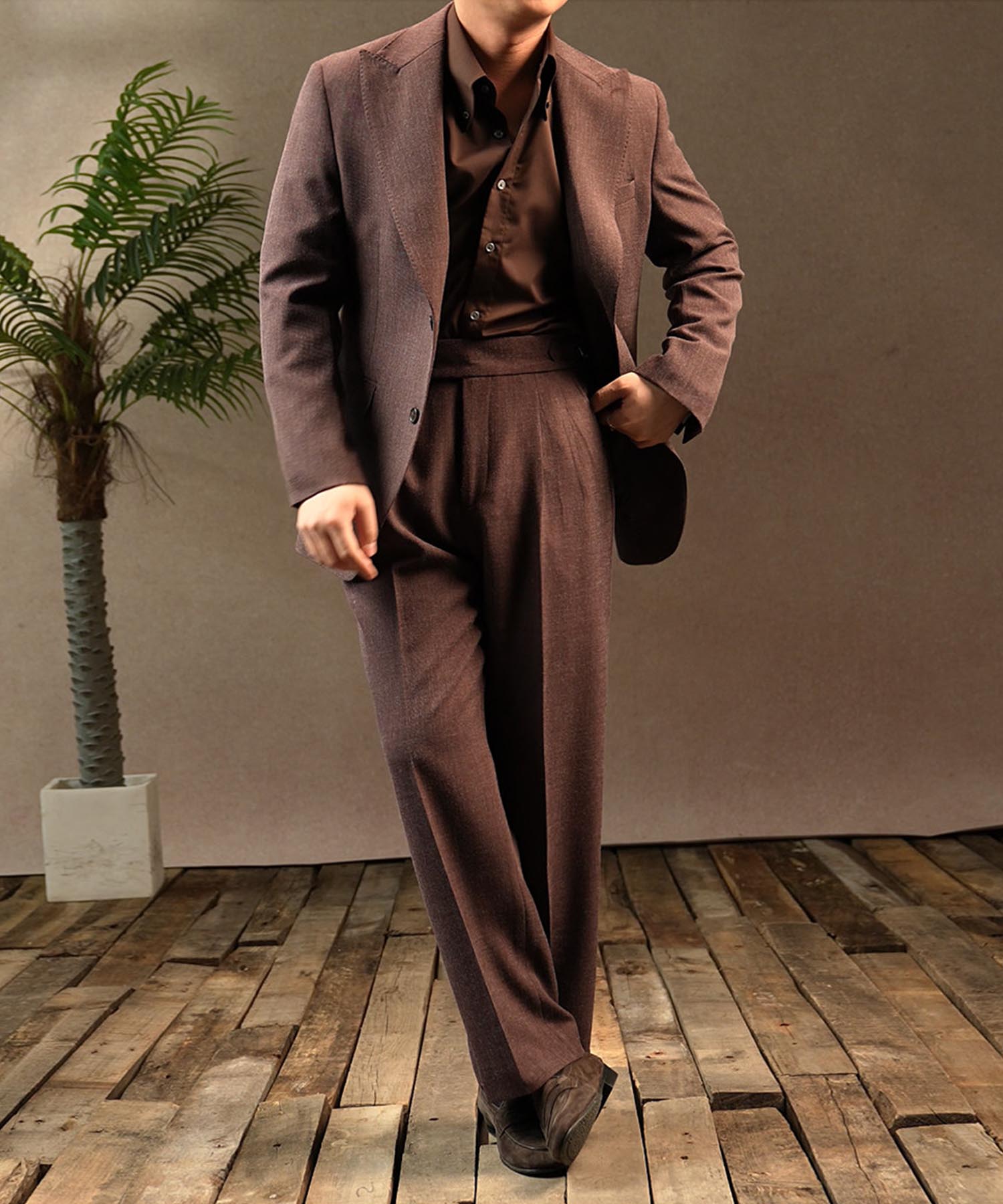 【NEW ITEM】スリムフィット ロングカラー ボタンダウン 無地 機能性抜群 シワになりにくい 清潔感 ロングスリーブ ミニマル エレガンス シャツ