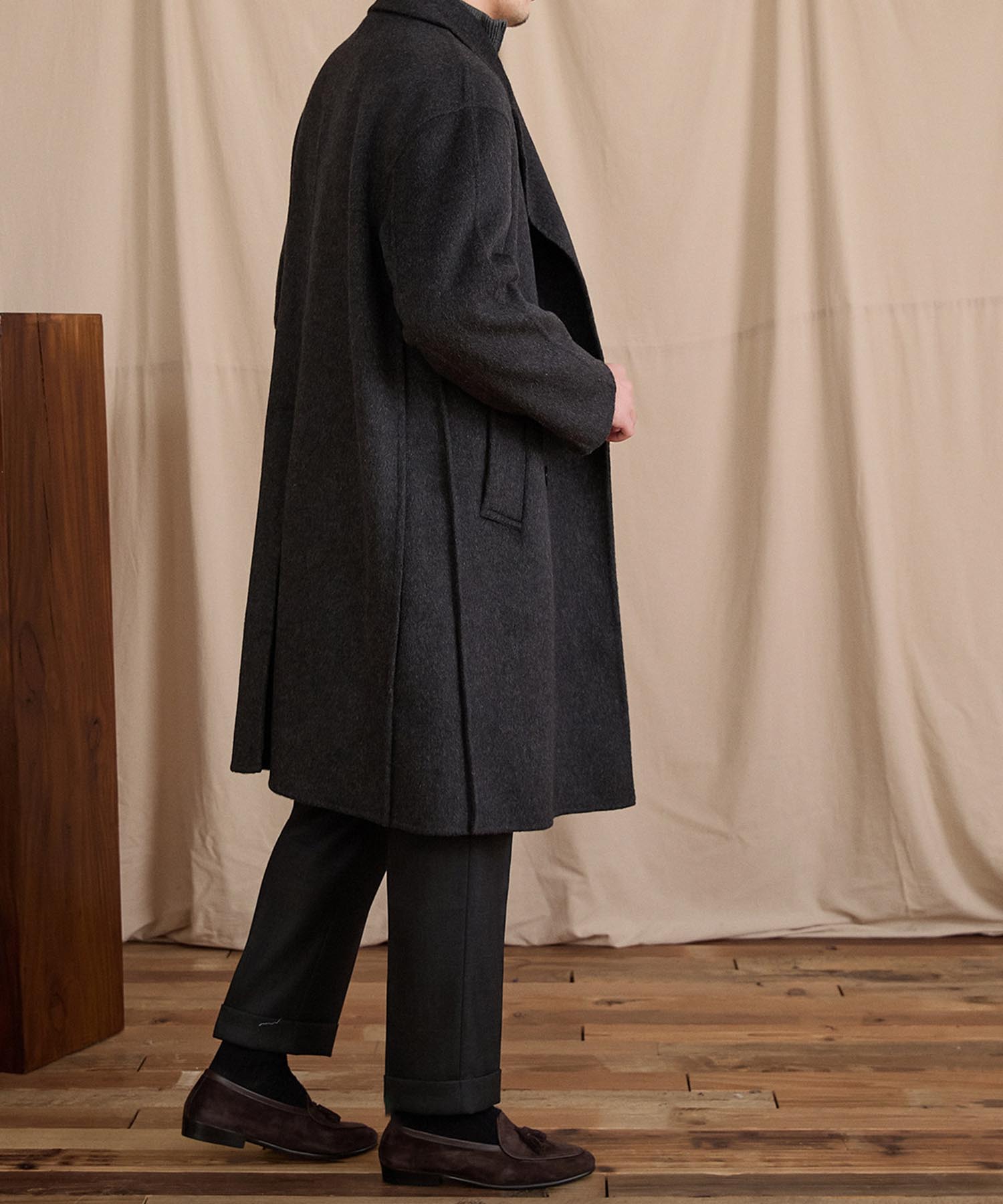 COMING SOON】レギュラーフィット ダブルブレスト 4つボタン ウール