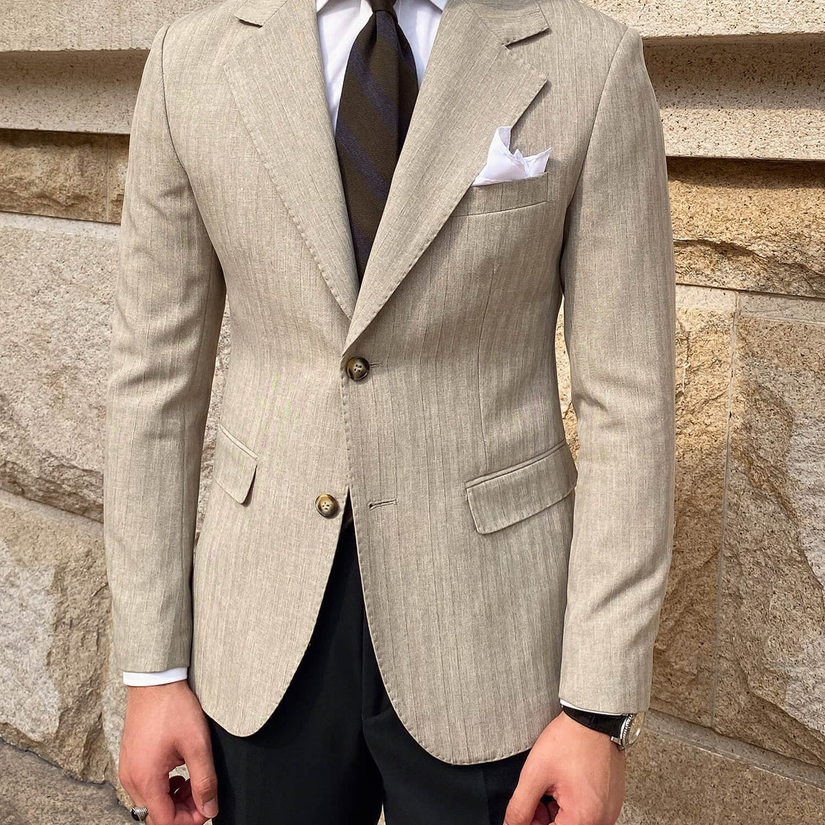 LOHEN 甘辛 TAILORED JACOTTO※胸ポケットほつれ有 